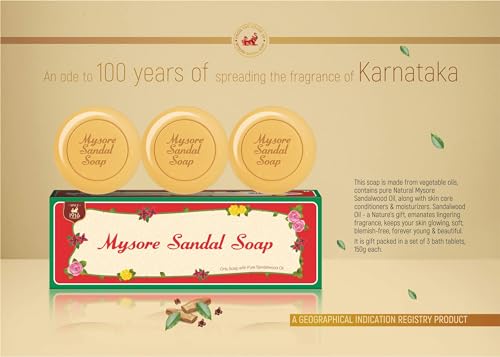 Mysore Sandal صابون 150 جرام عبوة من 3 - Image 5