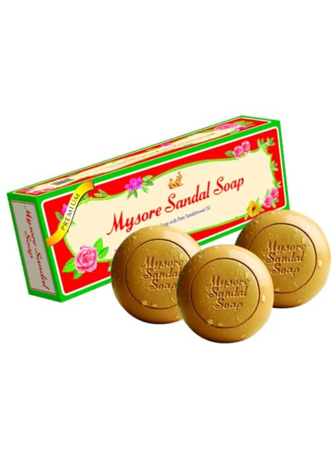 Mysore Sandal صابون 150 جرام عبوة من 3 - Image 1