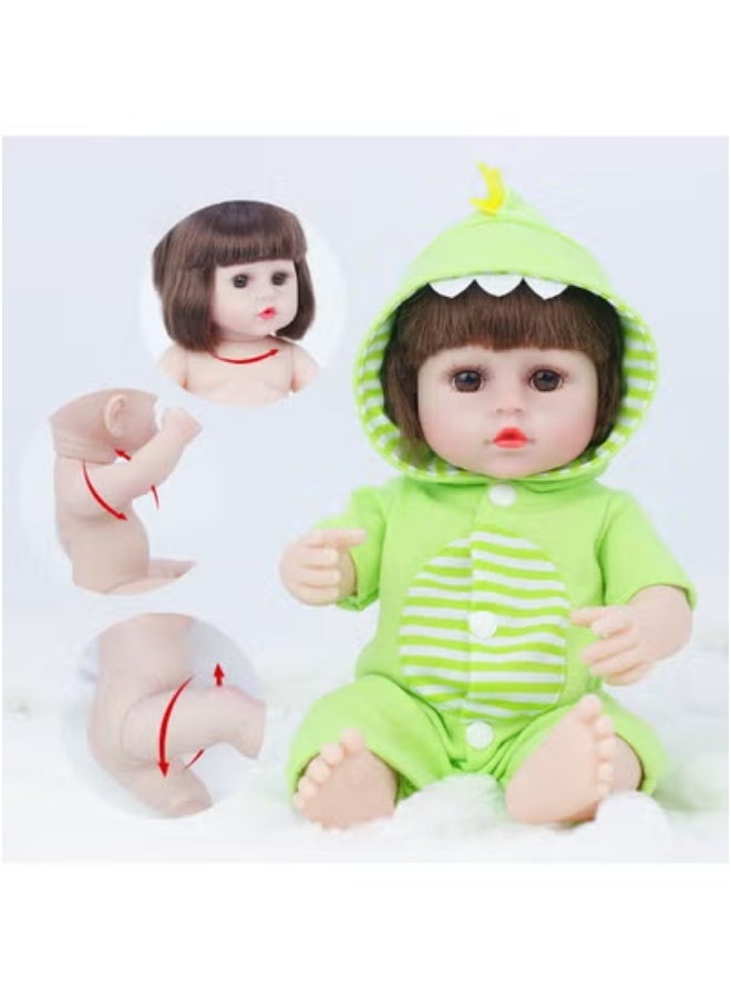 15 Inch Pretend Sleep Baby Doll Set with Complete Accessory Kit for Toddler Boys and Girls, Random Colors, 17.5*11*38cm - Image 5