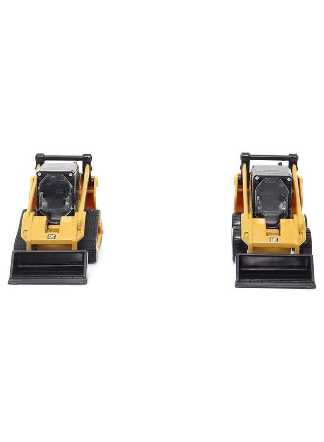 Diecast Masters | 1:64 Scale Cat 272D2 Skid Steer Loader & Cat 297D2 Compact Track Loader Twin Pack | Model 84647CS - Image 4