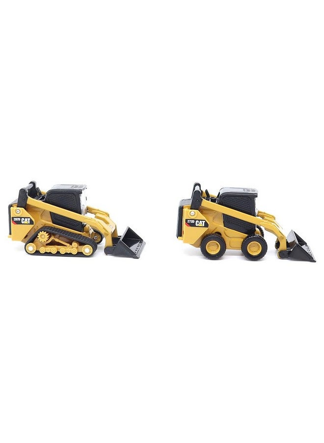 Diecast Masters | 1:64 Scale Cat 272D2 Skid Steer Loader & Cat 297D2 Compact Track Loader Twin Pack | Model 84647CS - Image 5