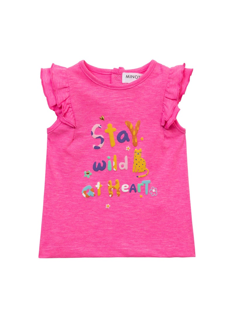 MINOTI Baby Girls Top and Leggings Set with Letter Print - Image 2