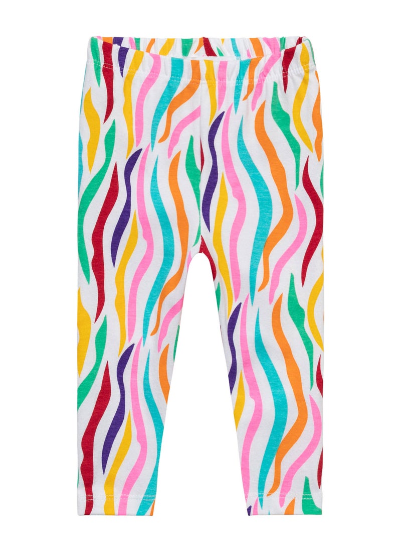 MINOTI Baby Girls Top and Leggings Set with Letter Print - Image 4