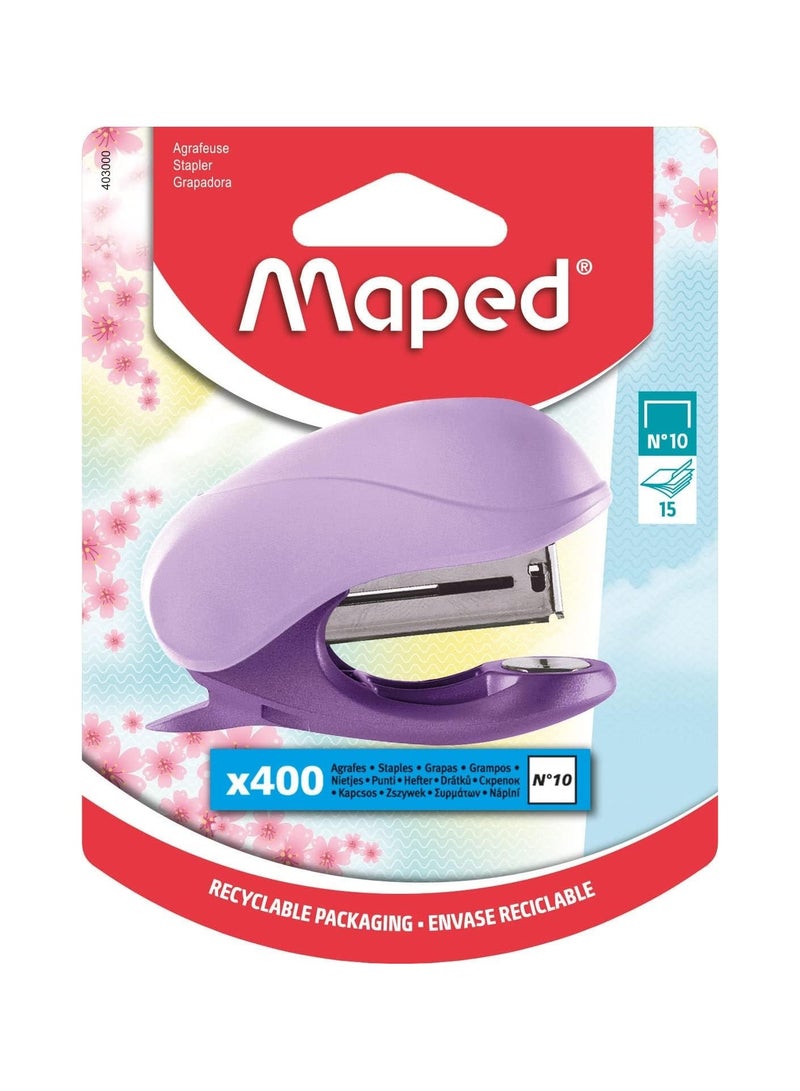 Maped مُدبِّس فيفو باستيل ميني مع عبوة من الدبابيس بألوان متنوعة - Image 1
