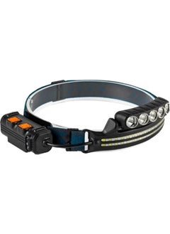 Gaman KM-214 Motion Sensor Red-Blue-White 67 LED Strobe Light Headlamp Headlamp  - Image 1