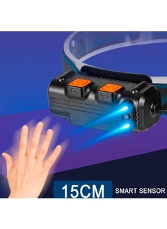 Gaman KM-214 Motion Sensor Red-Blue-White 67 LED Strobe Light Headlamp Headlamp  - Image 3