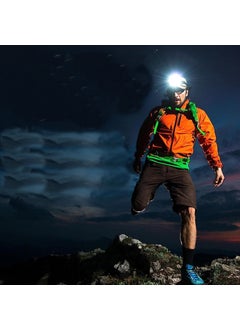 Gaman KM-214 Motion Sensor Red-Blue-White 67 LED Strobe Light Headlamp Headlamp  - Image 5