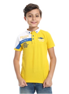 Boys Collared Neck Polo Shirt