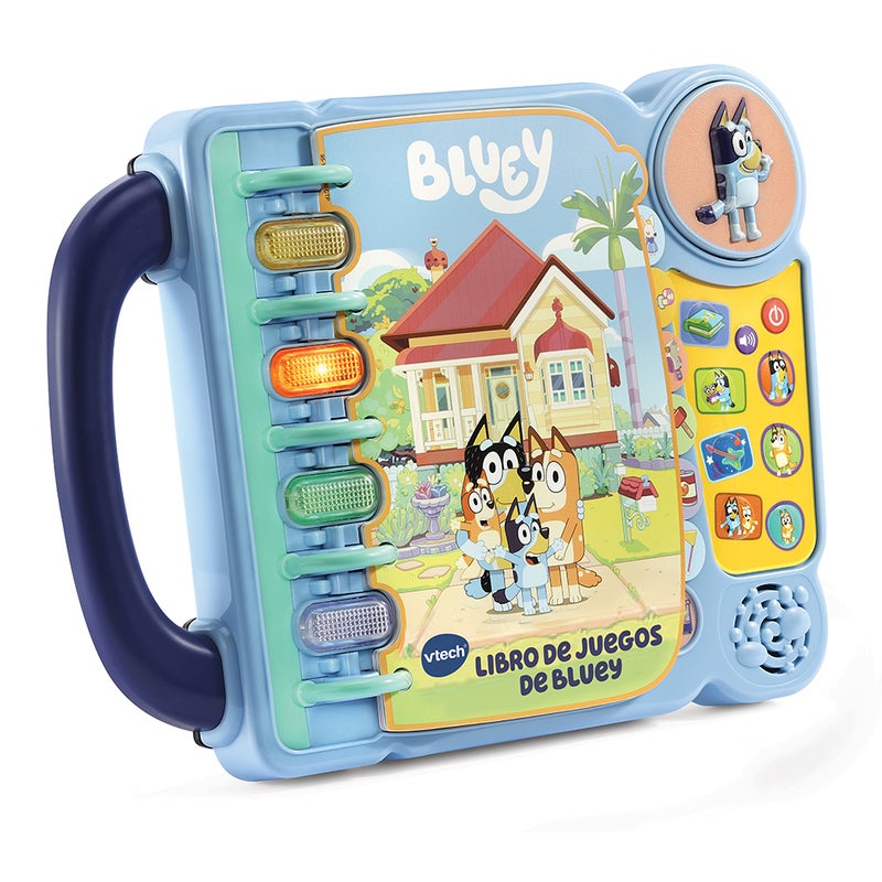 VTech Bluey’s Book of Games Interactive (Blue) | Educational Activity Toy with 4 Learning Modes, 14 interactive pages | Ideal gift for children aged 3-6 years. - Image 2