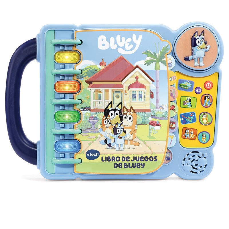 VTech Bluey’s Book of Games Interactive (Blue) | Educational Activity Toy with 4 Learning Modes, 14 interactive pages | Ideal gift for children aged 3-6 years. - Image 4