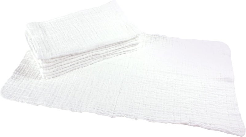 Body Linen 8 Pack Extra Soft Muslin Facial Cloths for Massage Professionals - Body Linen - Image 4