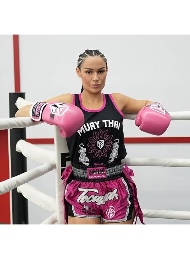 TOCAYAH 8 Limbs Muay Thai Tank Top for Men & Women – Premium Cotton Sleeveless Gym Shirt, Breathable Lightweight Training Vest with Tiger Graphic for MMA, Boxing & Fitness - Image 2
