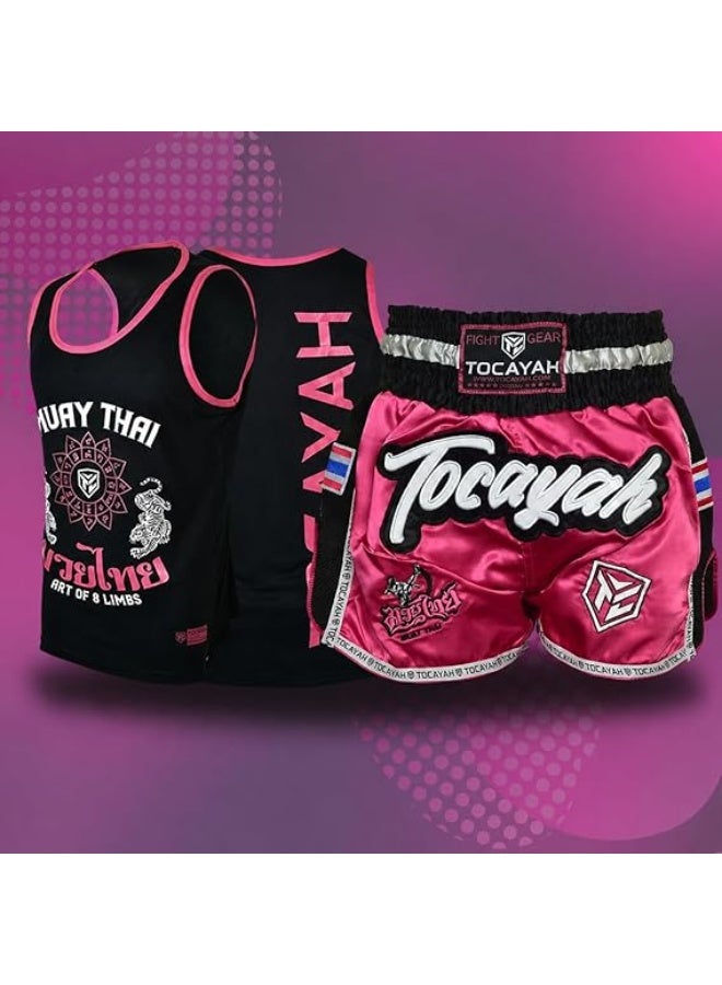 TOCAYAH 8 Limbs Muay Thai Tank Top for Men & Women – Premium Cotton Sleeveless Gym Shirt, Breathable Lightweight Training Vest with Tiger Graphic for MMA, Boxing & Fitness - Image 3