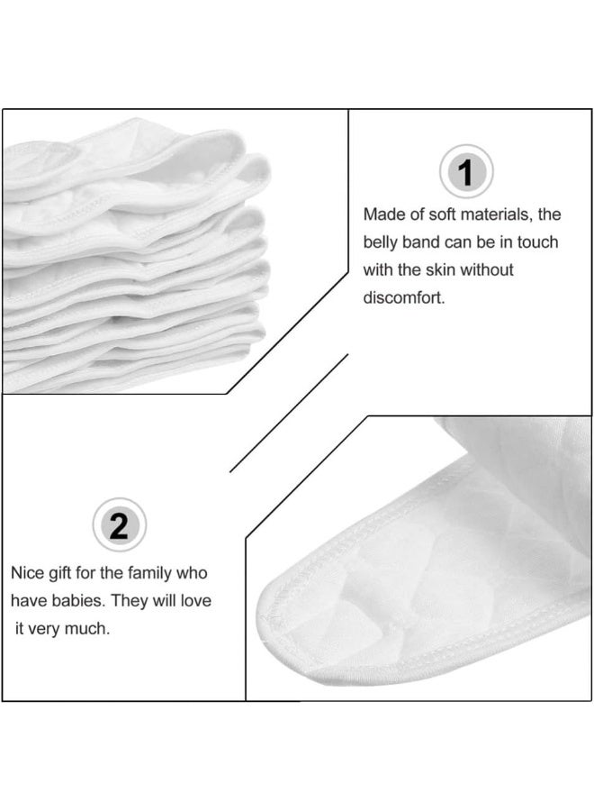 EXCEART Baby Belly Band Newborn Essentials Umbilical Cord Navel Belt Infant Umbilical Belt Belly Band 6Pcs - Image 2
