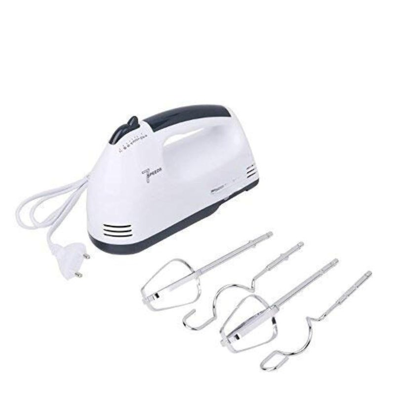 THE RADHA MADHAV THE RADHA MADHAV 7 Speeds 260 Watt Hand Held Electric Egg Beater Lightweight Hand Mixer Blender with 5 Speed Control Settings Stainless Steel Accessories  - Image 4