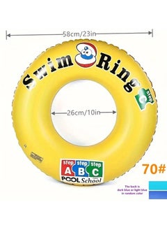 Goolsky 1pc Thickened Inflatable Swimming Ring, Water Floating Ring, For Swimming Trianing, And Water Activities  - Image 4