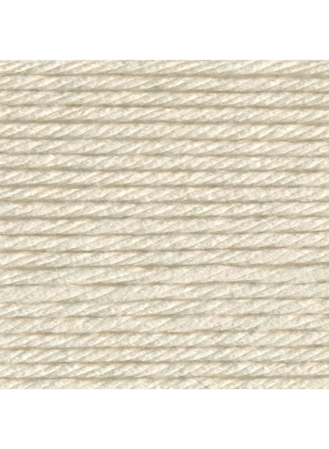 Lion Brand Yarn خيوط ليون براند هومتاون، خيوط سميكة، خيوط للحياكة والكروشيه، عبوة واحدة، كريمة هيوستن - Image 2