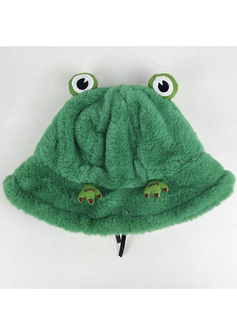 Fuzzy Bucket Hat Women Men Furry Fur Hats Winter Warm Plush Fisherman Fluffy Sherpa Funny, Wide Brim Fun Unisex Outdoor - Image 5