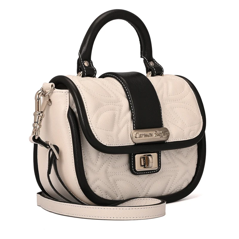 Top Handle White Bianco Bag