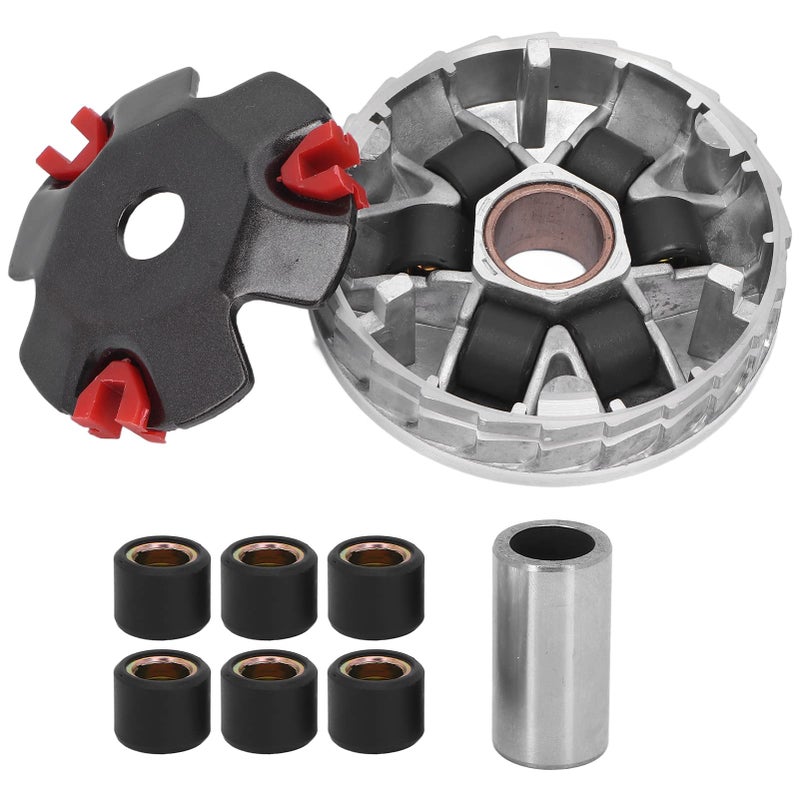 Entatial Entatial High Performance Racing Variator Kit, Copper Core Roller Engine Variator Set Complete Replacement for GY6 50cc 139QMB for Maintenance  - Image 1