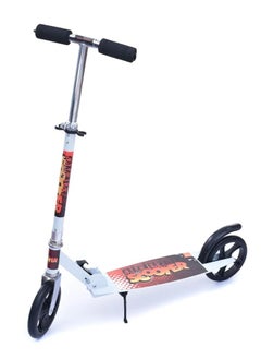 Generic Scooter for Adult Youth Kids - Foldable Adjustable Portable Ultra-Lightweight - White  - Image 1