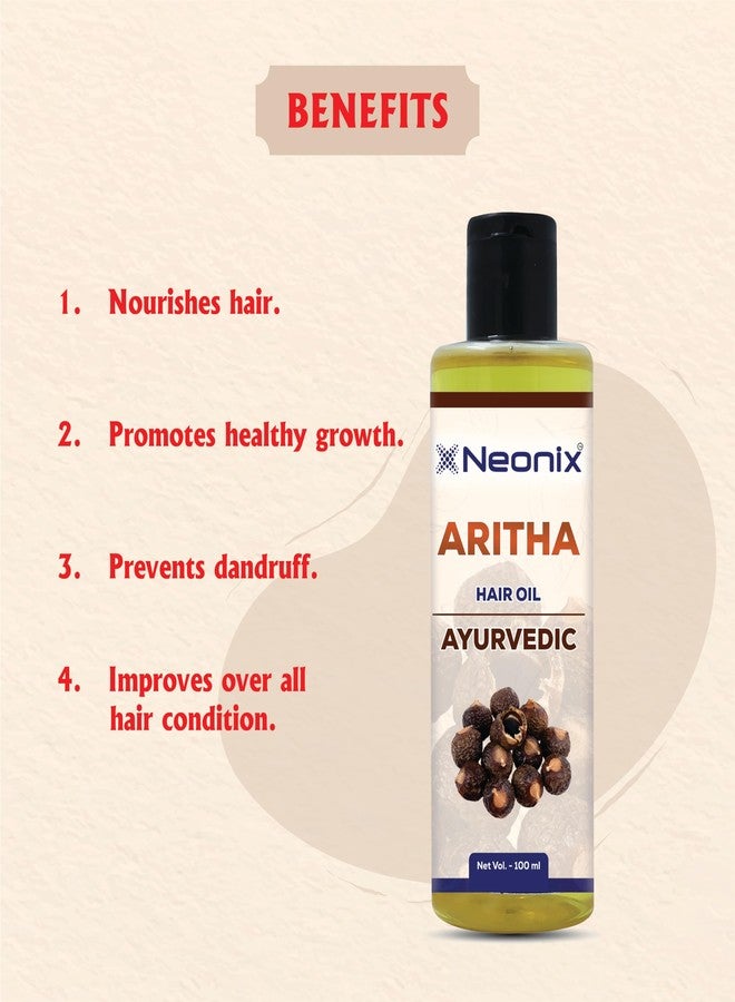 Neonix Natural Aritha Oil | Ayurvedic Formula For Long and Strong Hair | Strengthen Roots & Promotes Hair Growth |Promotes Growth | Fights Hair fall | For Men And Women (Pack of 2) - Image 4