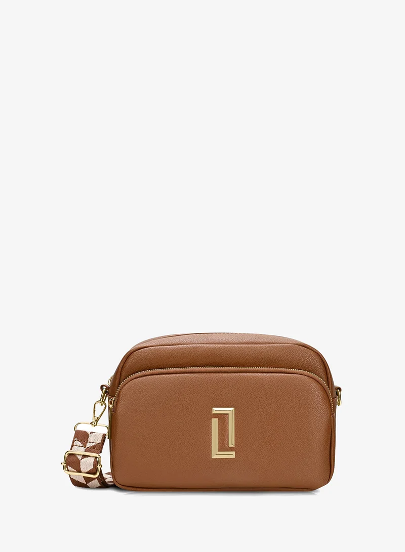 Lavie Luxe Women's Soft Sophie 2-Compartment Sling Bag (Tan)
