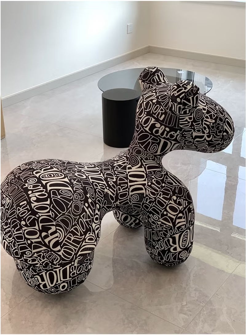 Generic Living Room Chairs Shoes Changing Stools Creative Animal Chairs Shoe Changing Stool Makeup Chair Modern Creative Chair for Living Room Leisure Single Chairs for Room, Bedroom, Home Office  - Image 5