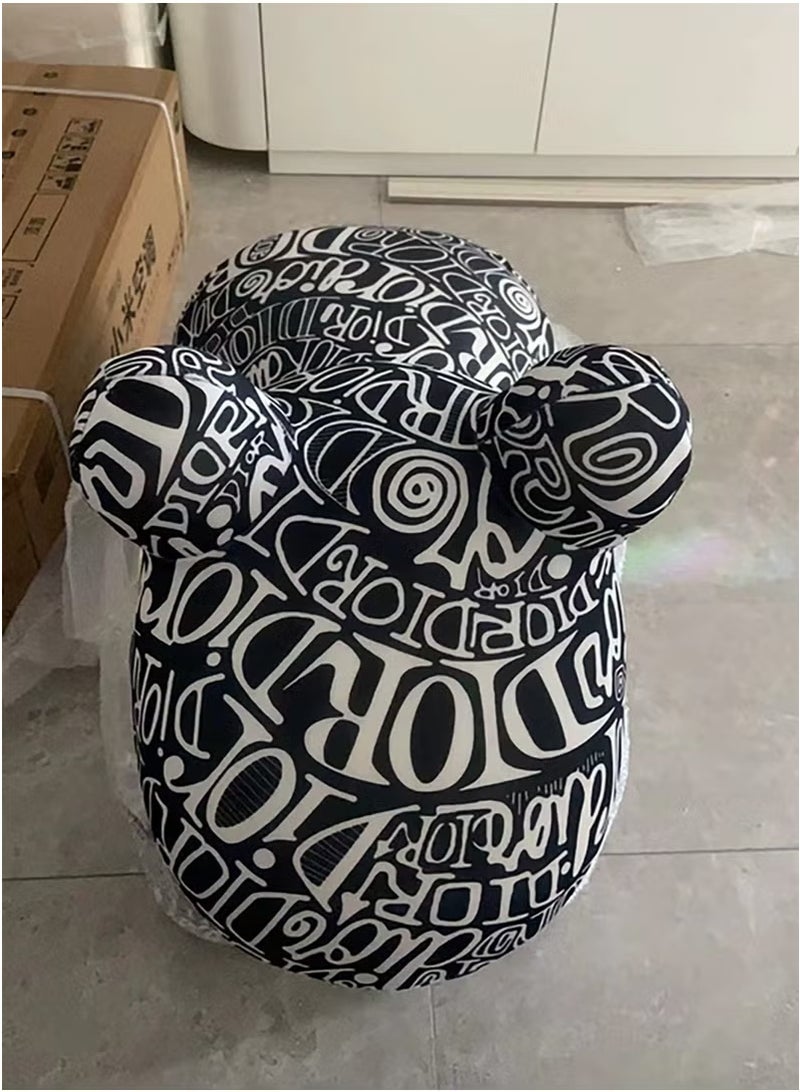 Generic Living Room Chairs Shoes Changing Stools Creative Animal Chairs Shoe Changing Stool Makeup Chair Modern Creative Chair for Living Room Leisure Single Chairs for Room, Bedroom, Home Office  - Image 4