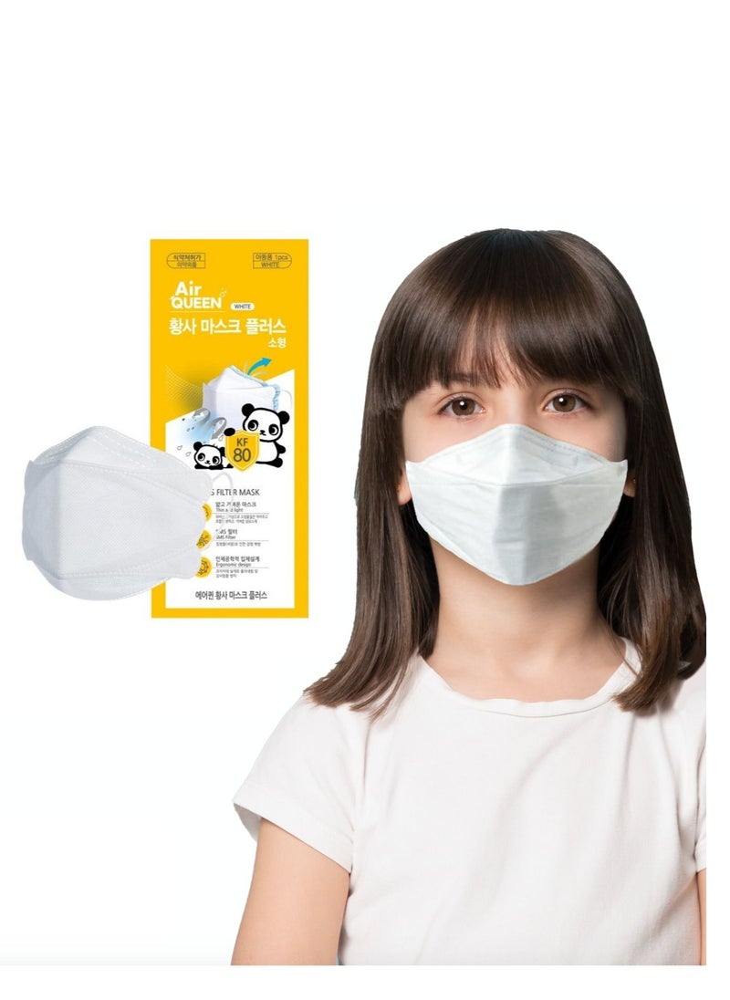 Air QUEEN - Pack Of 10 Pieces KF80 Face Mask Micro Dust Protection Face Mask Kids Face Mask - Image 1