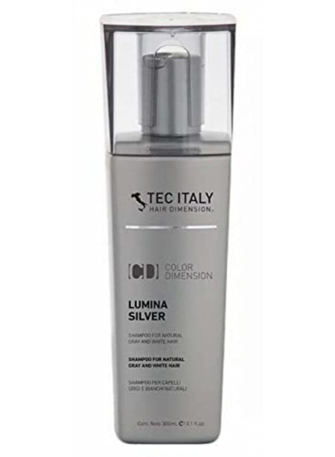 Tec Italy Lumina Silver Shampoo for Natural Gray and White Hair 101 oz Pack of 2 - Image 3