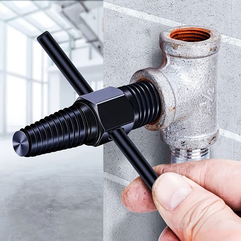 1 Set Broken Bolt Extractor Tool for Pipes Valves Faucets Carbon Steel - Image 1