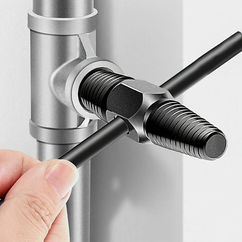 1 Set Broken Bolt Extractor Tool for Pipes Valves Faucets Carbon Steel - Image 4