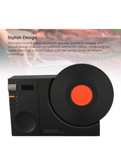 General Turntable Style Speaker Portable BT 5.3 Speaker 1200mAh Versatile USB Rechargeable for Bedroom  - Image 4