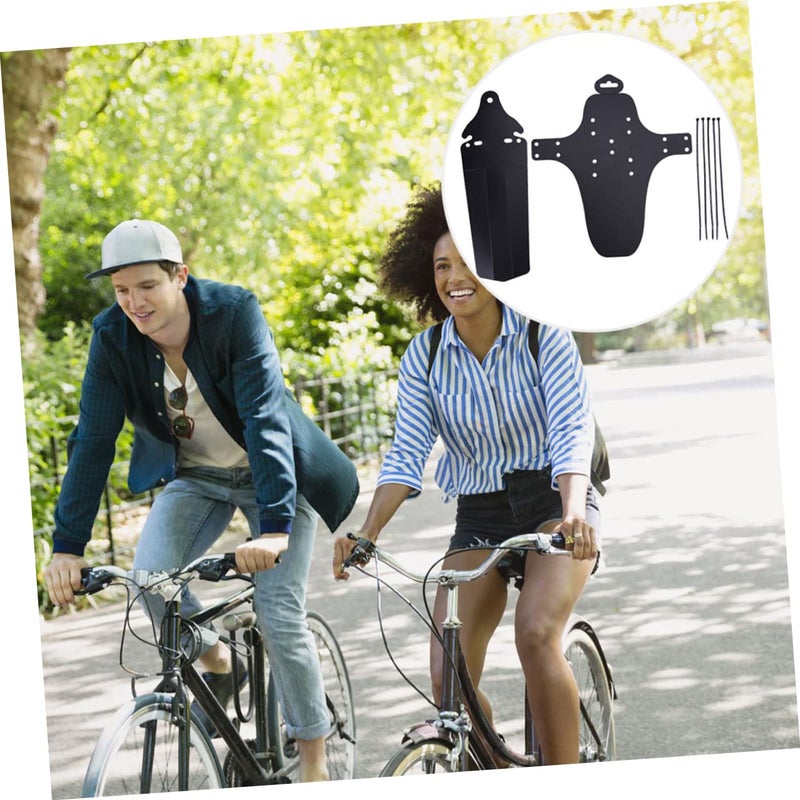 Ultra Thin Adjustable Plastic Bike Mudguard Set Front and Rear for Mountain Bikes - Image 5