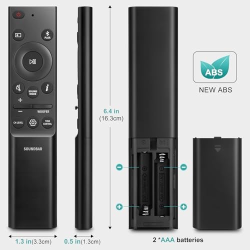 LOUTOC Sound-bar-Remote-for-Samsung Soundbar Speaker System, Replacement Surround Sound Remote Control for Samsung Audio Home Theater - Image 5