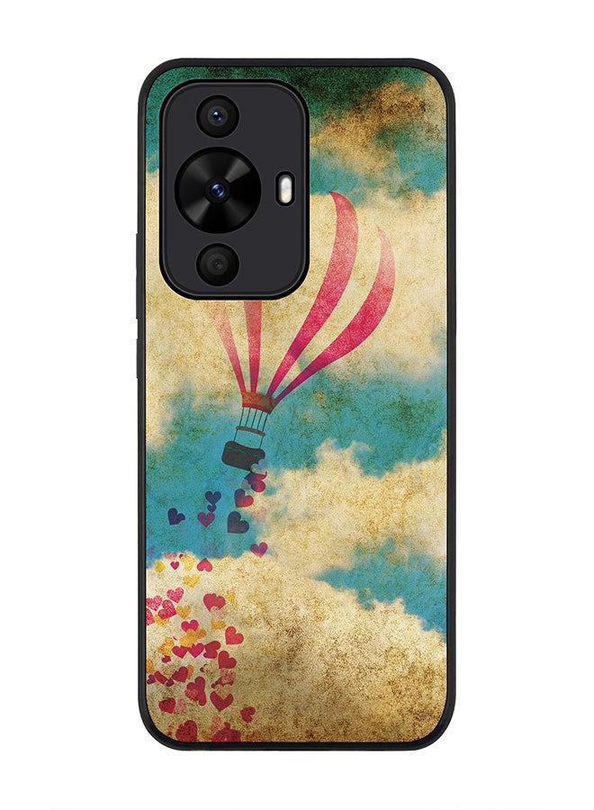 Stylizedd Rugged Black edge case for Huawei nova 12s / Huawei nova 11/ Huawei nova 12 Lite 4G, Slim fit Flexible Anti Drop Thin Cover - Spreading The Love - Image 1