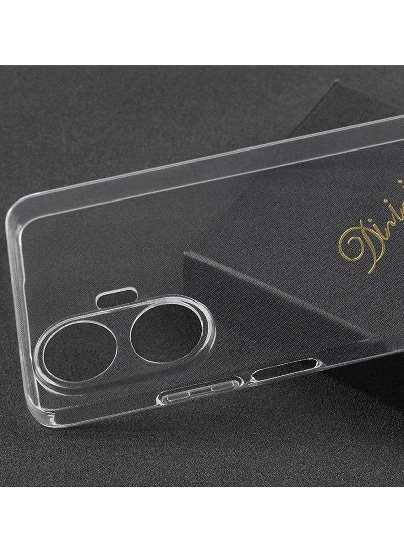 Techie Realme C55 TPU Soft Corner Ultra Slim Clear Case Shockproof Anti Fingerprint Transparent Protective Back Cover - Image 4