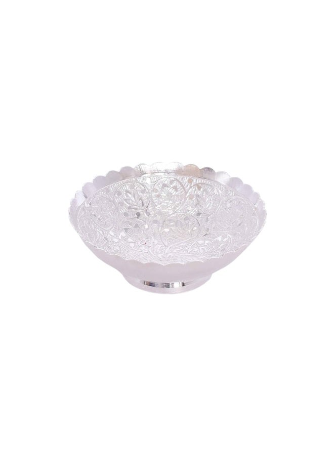 Gold, Silver Bowl Spoon Set Christmas Eid Wedding Home Decoration Friends Family Dessert Dry Fruits - Image 5