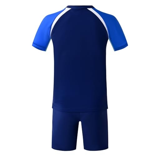 karrack Boys Two Piece Rash Guard Swimsuit Kid Water Sport Short Swimsuit UPF 50+ Sun Protection Bathing Suits - Image 2