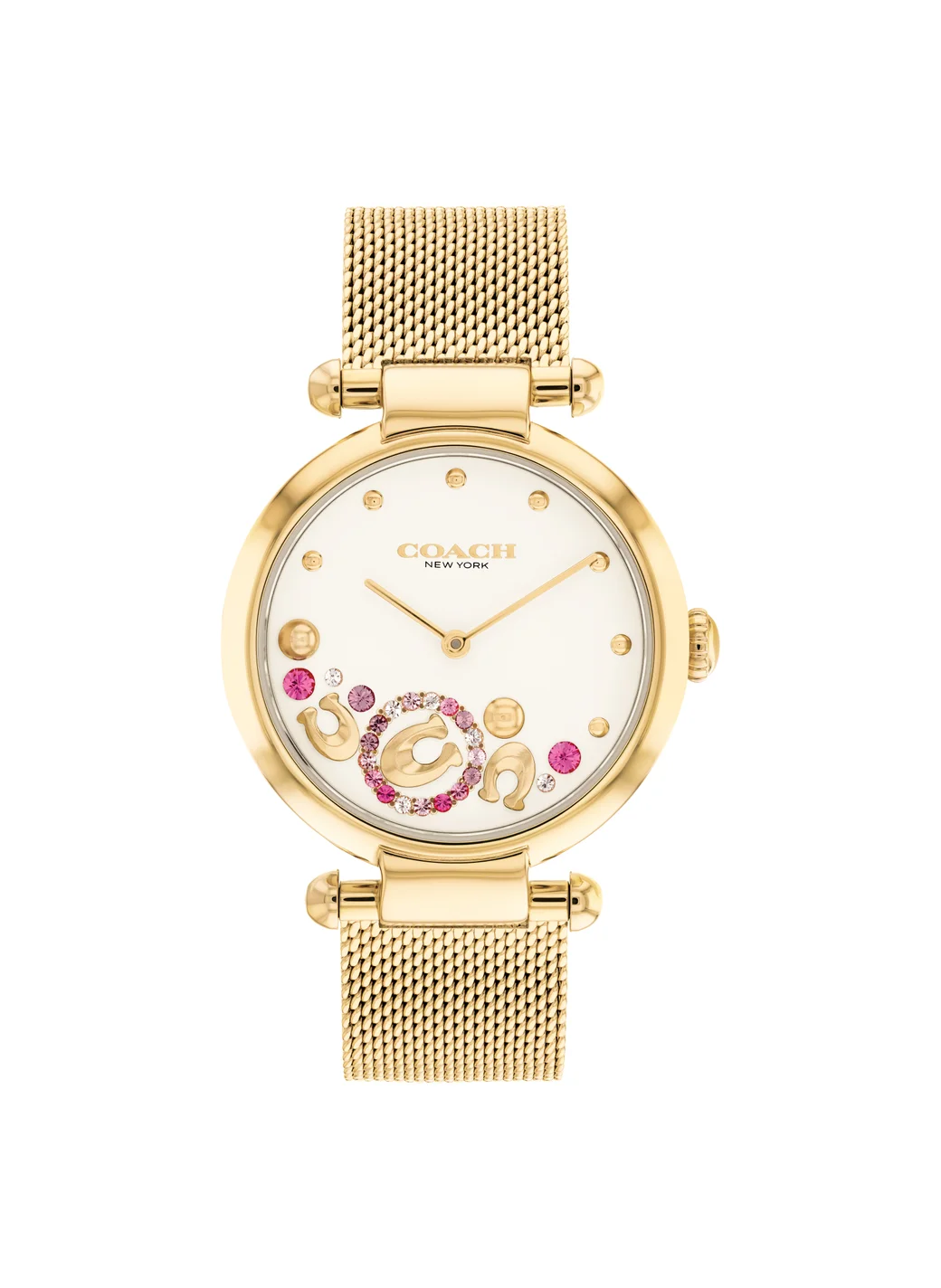 COACH Cary Mesh Strap Analog Watch