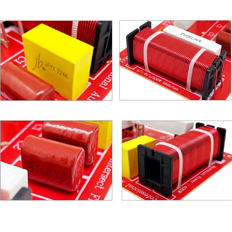 1 Pc 400W Professional Stage Speaker Crossover Two Way High Low Frequency Audio Modification Crossover Network - Image 4