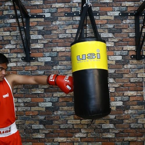 USI UNIVERSAL THE UNBEATABLE Punching Bag, Boxing Bag, 626N Crusher Nylon Unfilled Boxing Bag For Boxing Martial Arts Kickboxing Training, Nylon Material, Long Hanging Strap, Dia 33cm(Length 60cm) - Image 2