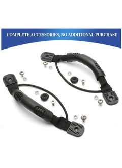 SYOSI Kayak Handle Carry Handles Mount Paddle with Screws and Bungee Cord, Canoe Boat Side Mount Carry Handle, Kayak Carry Handle, Ocean, Rowing Tool, Pescador, Emotion Kayaks Suitcase, 4 Pcs  - Image 5