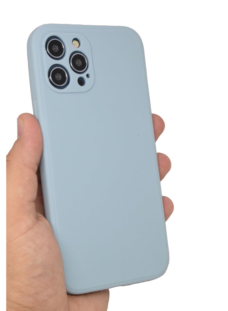 BORTONY iPhone 12 Pro Max Cover Soft Liquid Silicone With Anti-Scratch Microfiber Lining Protective Back Case - Image 2