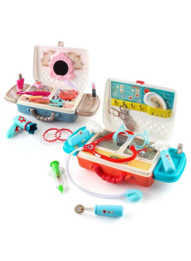 Direct Children Play House Simulation Kitchen Tableware Dresser Backpack Suit Toys-Color:16879 Kitchen 55.6G - Image 5