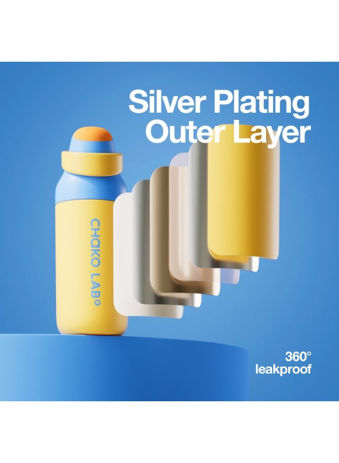 CHAKO LAB Chakolab Kada Thermos Bottle 500ml | SUS 316 Stainless Steel Vacuum Insulated Water Bottle | Leak-Proof Hot & Cold Flask – 8-Hour Temperature Retention - Image 2