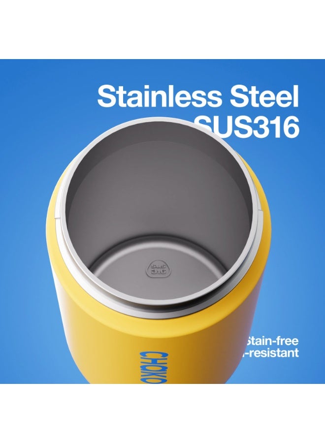 CHAKO LAB Chakolab Kada Thermos Bottle 500ml | SUS 316 Stainless Steel Vacuum Insulated Water Bottle | Leak-Proof Hot & Cold Flask – 8-Hour Temperature Retention - Image 4