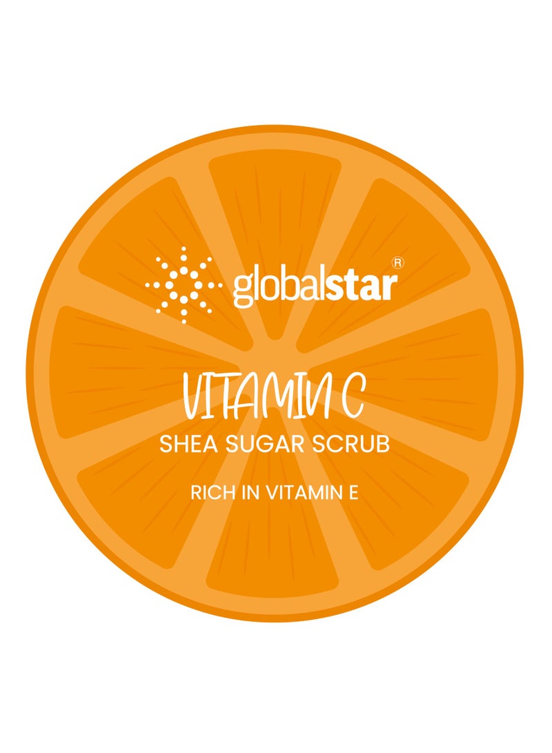 globalstar Global Star Shea & Vitamin C Sugar Scrub 600g – Deep Exfoliation & Intense Hydration for Radiant Skin - Image 3