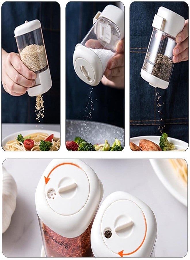 JOYSTER Spice Shaker, Press Type Salt Control Bottle,Spice Bottles, Kitchen Household Sealed Moisture Proof Metering Pepper Tank, Seasoning Bottle Rotary Seal Salt Tank for Sugar, Salt, Pepper - Image 4